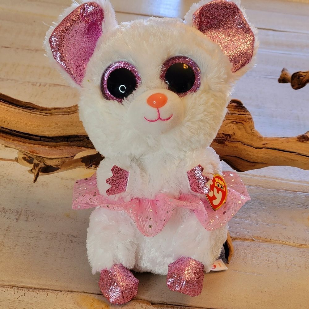 Beanie Boos "Nina" Plush Stuffed Animal Size Small 8"